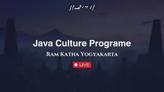 Live | Java Culture Programe | Ram Katha Yogyakarta | 19/08/2024 | Morari Bapu