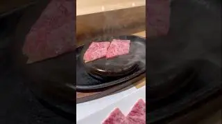 Best way to grill A5 Wagyu is on a hot stone 