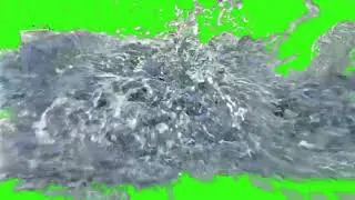 (Water down) green screen Vfx