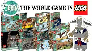 Finishing 18 LEGO Tears of the Kingdom custom sets: combining and concluding the project!