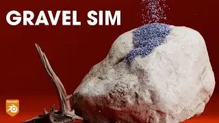 Self Colliding Particle Simulation in Blender