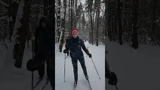 отталкивание на лыжах 