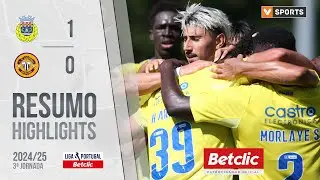 Resumo: Arouca 1-0 Nacional (Liga 24/25 #3)