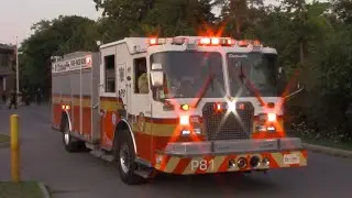 Ottawa Fire Service - Pump 81 Responding