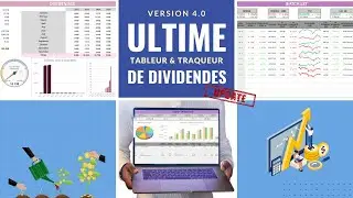 VERSION 4.0 | Ultimate Stock Portfolio Summary Spreadsheet & Dividend Tracker | $ & €