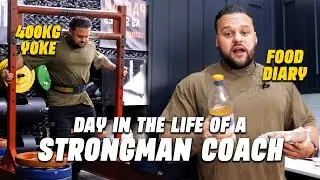 Day In the Life of a Strongman Coach & Athlete | Full Day of Eating