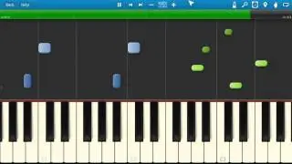 Meek Mill ft Drake - R. I. C. O. Piano Tutorial - How to play RICO on piano - Synthesia