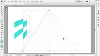 Move Objects in Perspective Illustrator 2023