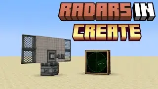 RADARS in Create? | Create: Radars Tutorial & Showcase