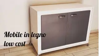 How to make a simple wooden cabinet. Do it yourself. A low-cost DIY wooden cabinet.