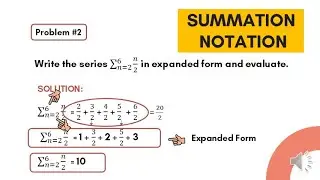 Summation Notation | LMT101