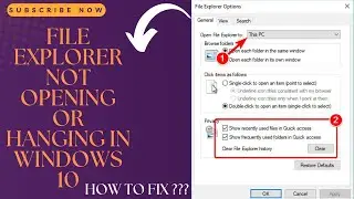 How to Fix File Explorer Not Opening or Hanging in Windows 10 (Solved)