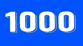 1000 Subscribers Thank You!