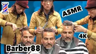 BarBer88/ASMR: [CC] Shave, Ear Cleaning, Cut, Shampoo & Massage [4K] Tsu City, Japan