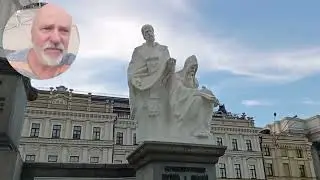 #Kyiv #Mykhailivska sq. Secrets of Princess Olga, Andrew firstcalled, Cyril and Methodius monument.