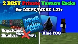 2 BEST Private Texture Packs For MCPE/MCBE 1.21+