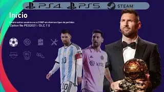OPTION FILE  PES2021 - V14 e V10 | Season 2023-24 | PS4/PS5/PC