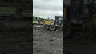 operator grader GD535A komatsu parkir ganti shift #juankztech #channel