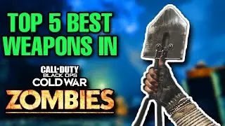 TOP 5 BEST WEAPONS in BLACK OPS COLD WAR ZOMBIES!