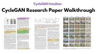 CycleGAN Intuition through Research Paper
