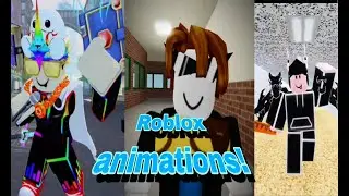 My first Roblox animations! ( me and Haziq vs tuber933)