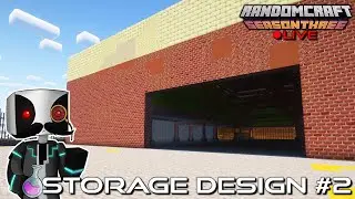 Designing My Main STORAGE! #2 - Randomcraft 3 Livestream
