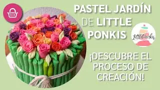 Pastel de jardín decorado por Little Ponkis, ¡a domicilio!
