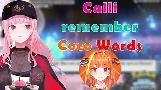 Calli remember Coco's Words and will try to do it to her Junior