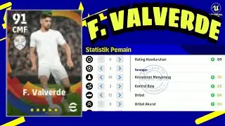 Racikan F. VALVERDE boost 94 & gaya main di tingkatkan standar player | eFootball2022