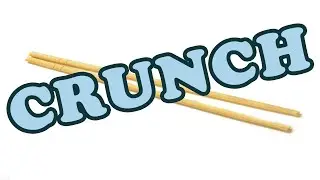 Breaking wooden sticks for rolls crackling crunches