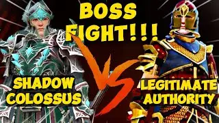 NEW Shadow Colossus Level 6 vs NEW Legitimate Authority LEVEL 6 BOSS!!! | Shadow Fight 3