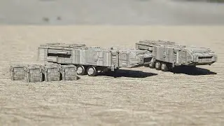 Modeling a Scifi Truck Using Random Flow