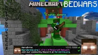 PLAYING BEDWARS / HEROBRINE / MUSTANG GT GAMER