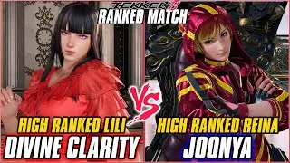 TEKKEN 8 ▰ DIVINE CLARITY (Lili) vs JOONYA (Reina) ▰ T8 HIGH LEVEL GAMEPLAY
