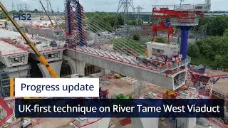 UK-first technique in full swing on HS2’s River Tame West Viaduct