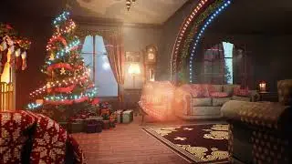 Christmas Background with Christmas Song