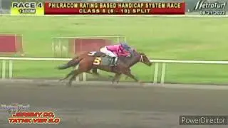 Metro Turf Aug 21,2022 Race Replays and Dividends