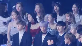 kpop idols at award shows in a nutshell