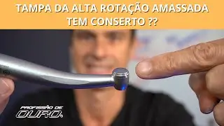 Tampa da caneta de alta rotação amassada