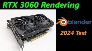 RTX 3060 Blender Render Speed Comparison | May 2024 Results