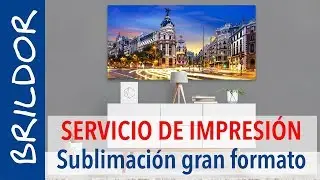 Sublimación de gran formato: servicio de impresión y estampación Brildor