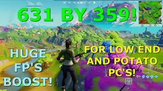 The BEST Lowest Possible STRETCH RESOLUTION In Fortnite Chapter 2 Season 8 For LOW IN PC!