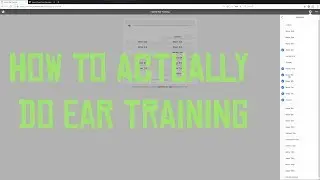 The Secret To A Great Ear (no talent required)