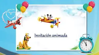 Invitación animada de cumpleaños - PowerPoint