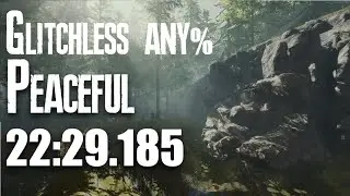 The Forest Speedrun Glitchless Any% Peaceful in 22:29.185