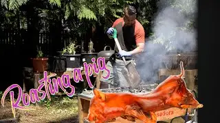 Chuukese roasting pig in 2024 | M3E cooking a pig |