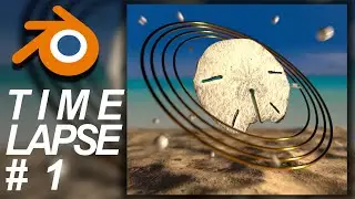 Creating A Sand Dollar in Blender 2.9 [TIMELAPSE]
