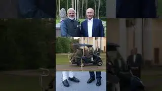 "PM Modi's Historic Encounter with Russian President Vladimir Putin | World Politics Update"