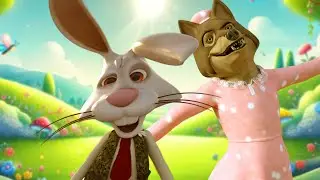 Iepurasul si Lupul 🐰 Cantece pentru copii 🐺 Povesti Animate