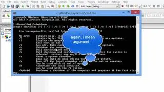turn off your pc with code in few minutes